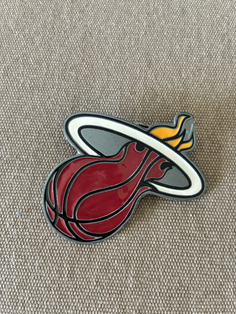 Official NBA Miami Heat Basketball Belt Buckle